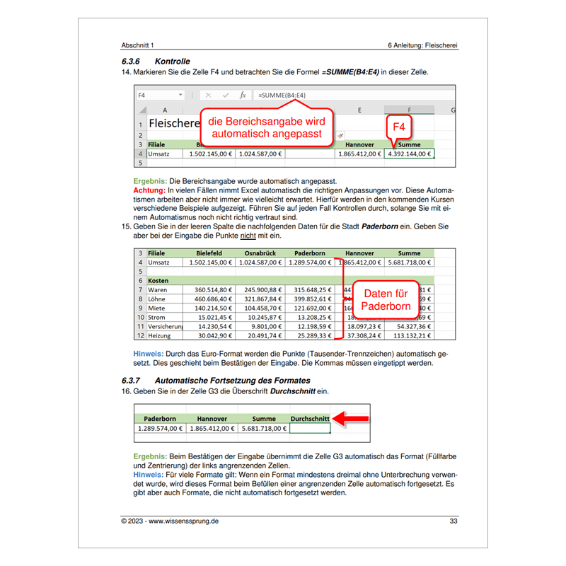 Excel 2016 - Teil 2 - S0592-P – Bild 4