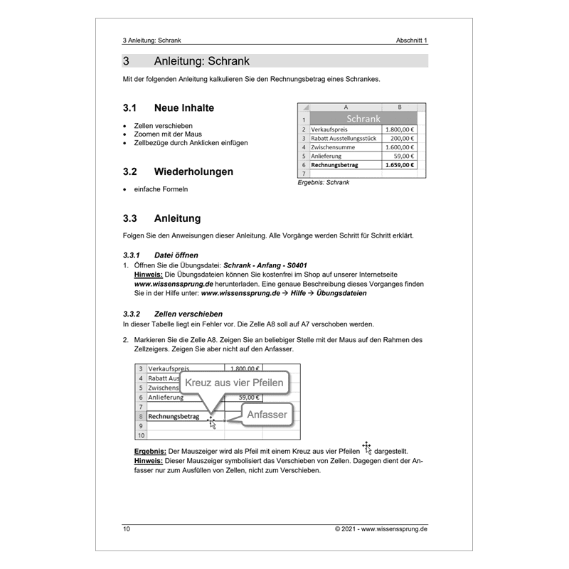 Excel 365 - Einführungskurs Teil 2 - S0401-P – Bild 2