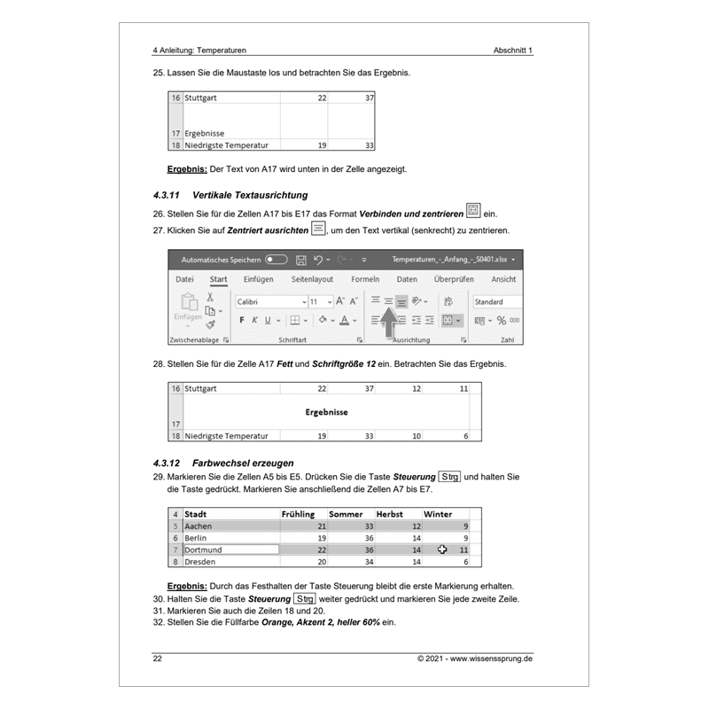 Excel 365 - Einführungskurs Teil 2 - S0401-P – Bild 5