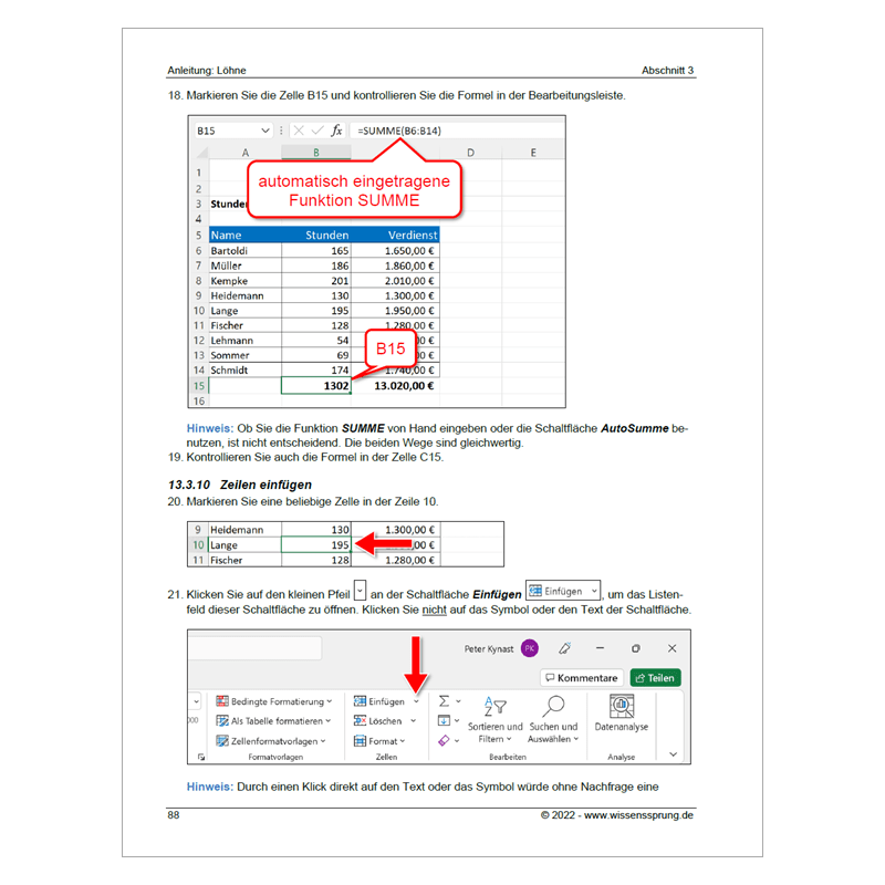 Excel 365 - Teil 2 - S0499-P – Bild 7