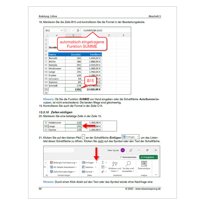 Excel 2021 - Teil 2 - S0559-P – Bild 7
