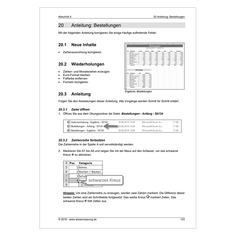 Excel 2016 - Einführungskurs Teil 1 - S0134-P – Bild 7