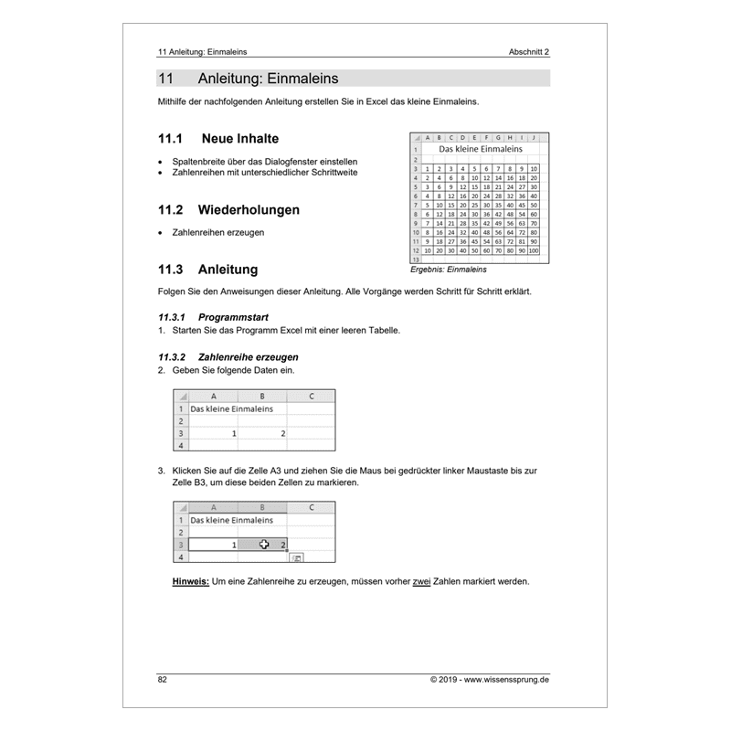 Excel 2016 - Einführungskurs Teil 1 - S0134-P – Bild 6