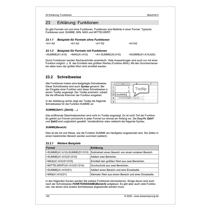 Excel 2016 - Einführungskurs Teil 2 - S0136-P – Bild 8