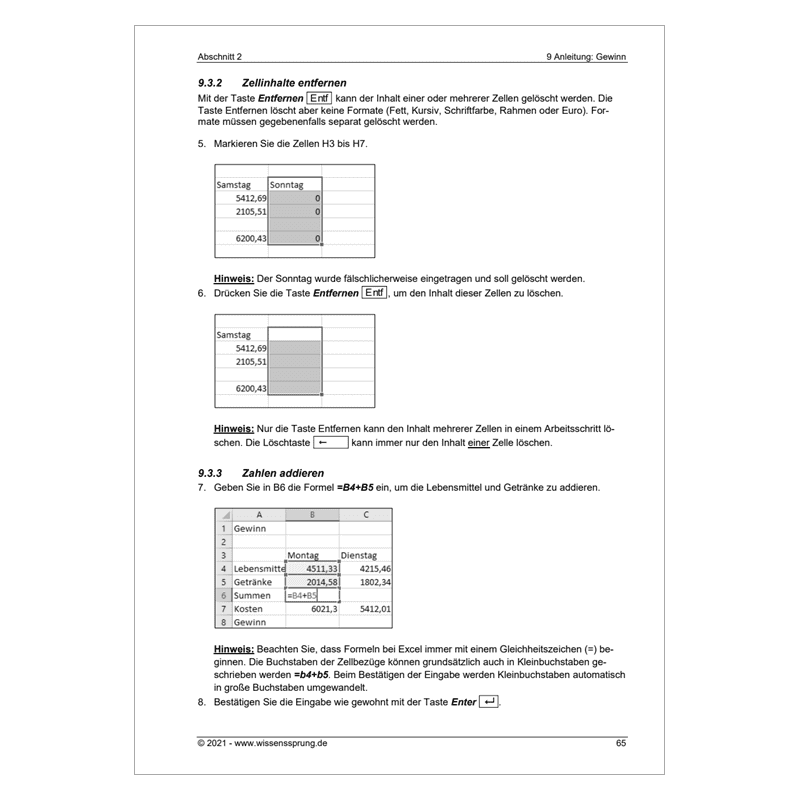 Excel 365 - Einführungskurs Teil 1 - S0249-P – Bild 4